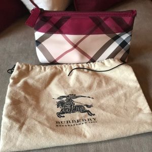 BURBERRY Raspberry Sorbet Clutch